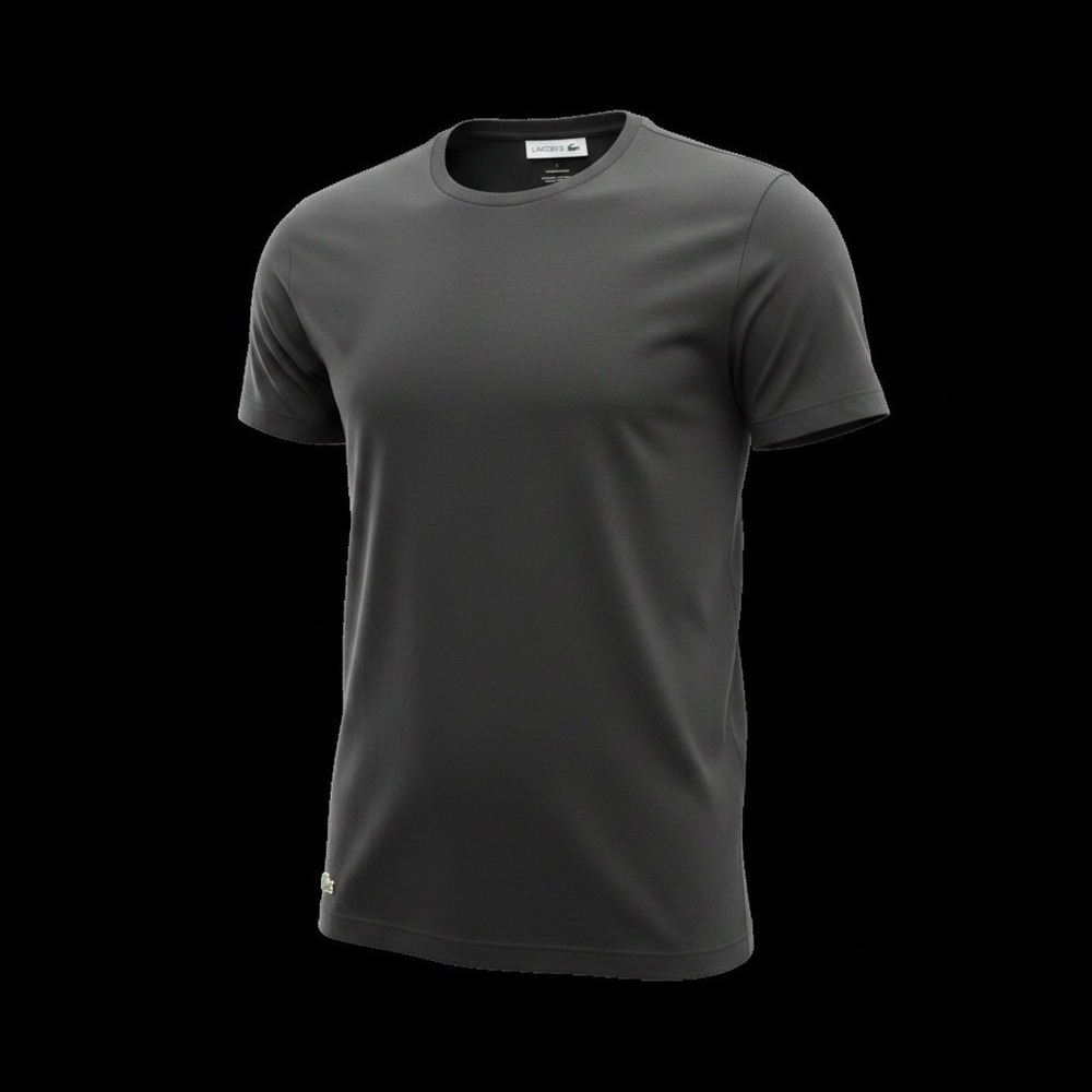 Lacoste Underwear Mens Small Black Crew Neck Short Sleeve T-Shirt Preppy Casualy